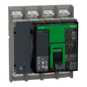 Prekidac ComPacT NS630b-N, 4P, F, In=630A, Un=220/415V AC (Icu=50kA, Ics=100%Icu) sa zastitnom jedinicom Micrologic 6.0 i prednjim prikljuccima