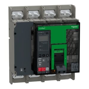 Prekidac ComPacT NS800-N, 4P, F, In=800A, Un=220/415V AC (Icu=50kA, Ics=100%Icu) sa zastitnom jedinicom Micrologic 2.0E i prednjim priključcima