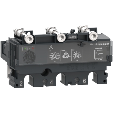 Elektronska zastitna jedinica Micrologic2.2-M, motorna zastita, 3P, za NSX100/160/250 (In=25A, Ir=12...25A, Isd=5...13Ir)