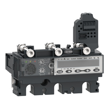 Elektronska zastitna jedinica Micrologic 5.2 E, 3P, za NSX100/160/250 (In=100A, Ir=40…100A, Isd=1.5-10Ir)