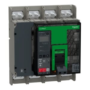 Prekidac ComPacT NS1600-N, 4P, F, In=1600A, Un=220/415V AC (Icu=50kA, Ics=100%Icu) sa zastitnom jedinicom Micrologic 2.0E i prednjim prikljuccima