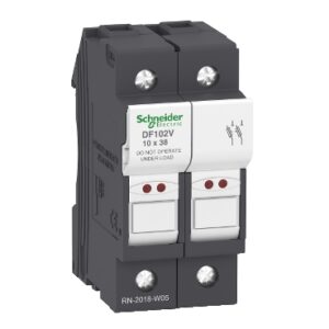 Rastavljac, nosac cilindricnih osiguraca 10x38, 2P, 32A, indikacija pregorevanja (LED)