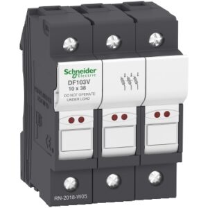Rastavljac, nosac cilindricnih osiguraca 10x38, 3P, 32A, indikacija pregorevanja (LED)