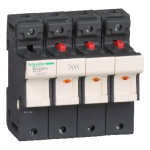 Rastavljac, nosac cilindricnih osiguraca 14x51, 3P+N, 50A, indikator pregorevanja (LED)