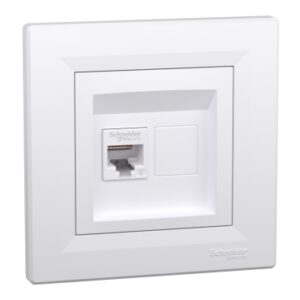 ASFORA: komunikaciona uticnica, RJ45, kat. 6 UTP, bela