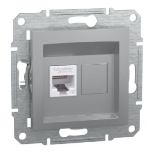 ASFORA: komunikaciona uticnica, RJ45, kat. 6 UTP, bez okvira, aluminijum