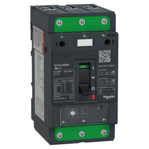 TeSys GV4: motorno zastitni prekidac sa magnetnom zastitom, P=18.5...37 kW. 400...415 V AC, 3P, 80A, Ii=480...1120A, Icu 50kA, Everlink prikljucci