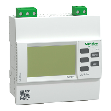 Vigilohm IM20: kontrolnik izolacije za bolnicke uslove, AC/DC IT sistem, 0,1kohm...10Mohm, Modbus