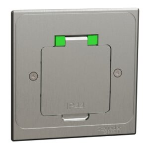Unica System +: XS podna kutija sa utičnicom, 2p+E, nemački standard IP44, četvrtasta