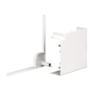 OPTILINE: ugao 90° za parapetni razvod 140x55, polarno beli