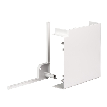 OPTILINE: ugao 90° za parapetni razvod 185x55, polarno beli
