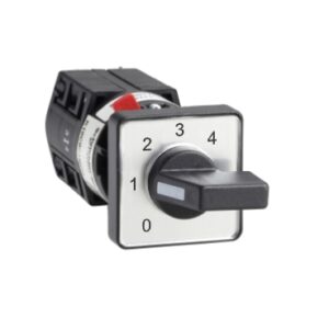 Grebenasta sklopka 10A, 1P, "0-1-2-3-4", 30x30mm, montaza u rupu fi 16 ili fi 22mm, IP65