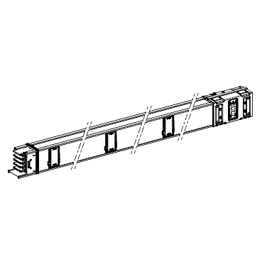 Ravni vodni duzni deo 500A 3m