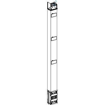 Canalis KS: kanalni razvod 630A, kruti, 3L+N+PE, 3 otcepa, L=2000mm