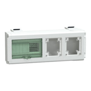 Canalis KS: otcepna kutija 32A - nosac modularne opreme, 8 modula(18mm), dva mesta za PK uticnice do 32A, 3P+N+PE