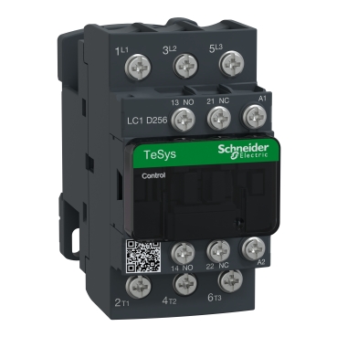 TeSys D: kontaktor, 3P, 25A (AC-3), 40A (AC-1), kalem 110V AC, 1NO+1NC, konekcija papucicama ili sinama