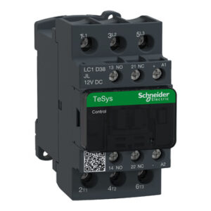 KONTAKTOR 38A 3P 1NO+1NC 12V DC LC