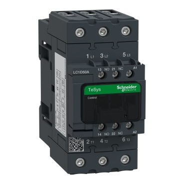 TeSys D: kontaktor, 3P EverLink, 50A (AC-3), 80A (AC-1), kalem 230V AC, pom. kontakti 1NO+1NC