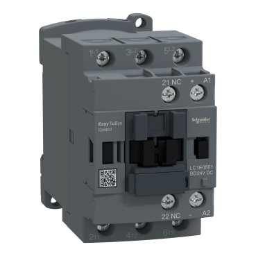 KONTAKTOR 3P TVS 6A AC3 1NC 24VDC