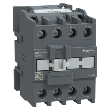 EasyPact TVS: Kontaktor, 3P, 38A (AC-3), kalem 24V AC, 1NO