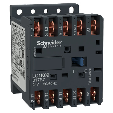 KONTAKTOR 9A 3P FST 1NC 24V 50/60HZ