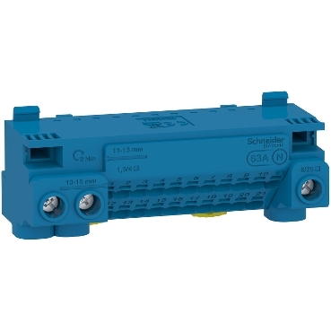 Linergy terminalni blok za nulu, 24 priključka (3k25mm2+21k4mm2) + Jumper