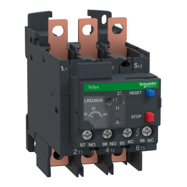 TeSys D: bimetalno rele, na papucice, kl.10A, (48-65)A, na kontaktore D50A/D65A, AC/DC, 1NO+1NC