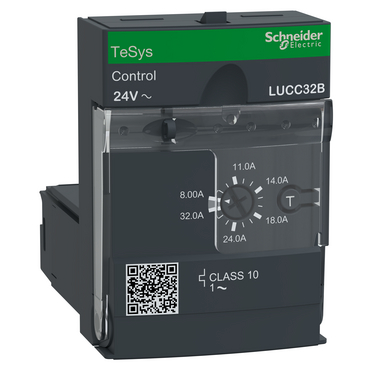 TeSys U: zastitna jedinica, 1F, napredna, cl. 10, (7,5kW/U<440V AC), 8...32A/24V AC