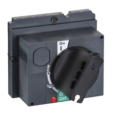 Direktna zakretna rucica za Compact NSX/CVS100/160/250, crna, IP40