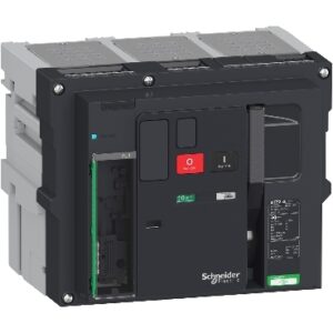 Prekidač Masterpact MTZ2 20H1, 2000A, 3P, Icu=66kA na 440VAC, izvlači se, bez zaštitne jedinice i priključaka, nominalni napon 690V, 4 uklopna kontakta za statusni signal (OF), 1 signalni kontakt za prebacivanje (SDE)