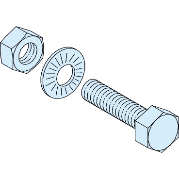 Linergy BS: set od 20 šrafova M8, L=20mm (vijak+matica+dve kontaktne podloške)