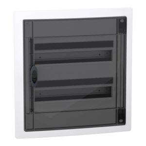 PrismaSeT XS: orman ugradni 2 x 18 modula, providna dim vrata, IP40