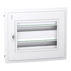 PrismaSeT XS: orman ugradni 2 x 24 modula, providna vrata, IP40