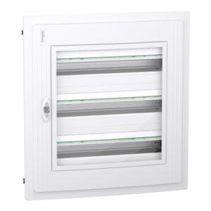 PrismaSeT XS: orman ugradni 3 x 24 modula, providna vrata, IP40