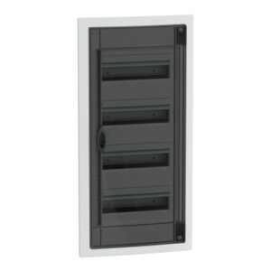 PrismaSeT XS: orman ugradni 4 x 13 modula, providna dim vrata, IP40