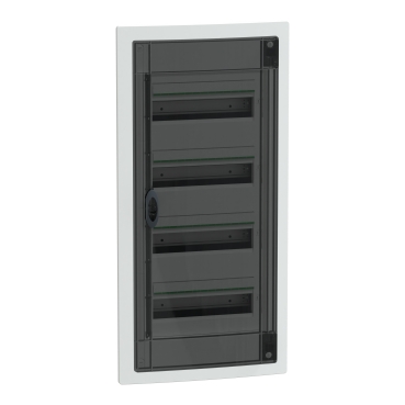 PrismaSeT XS: orman ugradni 4 x 13 modula, providna dim vrata, IP40