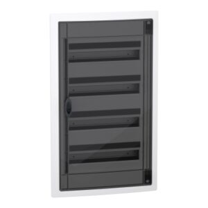PrismaSeT XS: orman ugradni 4 x 18 modula, providna dim vrata, IP40