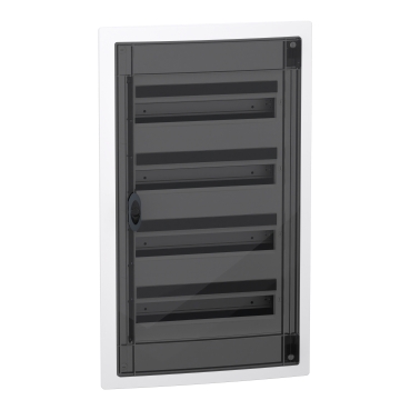 PrismaSeT XS: orman ugradni 4 x 18 modula, providna dim vrata, IP40