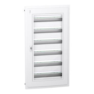 PrismaSeT XS: orman ugradni 6 x 24 modula, providna vrata, IP40