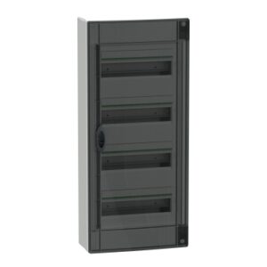 PrismaSeT XS: orman nadgradni 4 x 13 modula, providna dim vrata, IP40