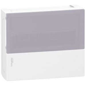 Mini Pragma: razvodna kutija, površinska montaža, 2 sabirnice, 1x12 stubovi, prozirna dimna vrata, IP40