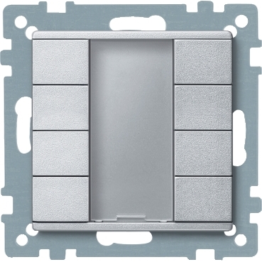 KNX PUSH-BTN.4G PLUS TPM ALU SYSM