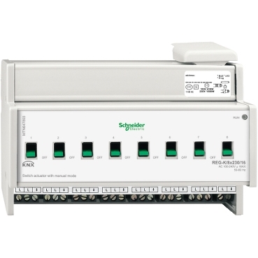 KNX SW.ACT.REG-K/8X230/16 W.MAN.MODE