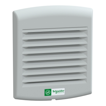 Ventilaciona resetka sa filterom, 137x117mm, IP54, RAL 7035 (za metalni orman)