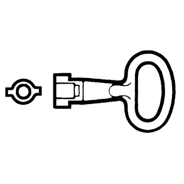 Spacial: kljuc za standardnu bravu, "double bar" 5mm