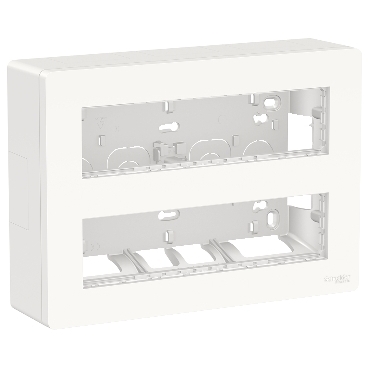 NADGRADNA KUTIJA 2X8MOD BELA ANTIB