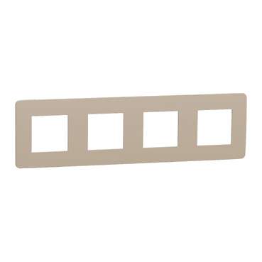 Unica Studio Color: dekorativni ram 4x2M, taupe/bela
