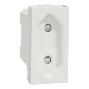 Unica N: 1M uticnica 2P, 10A, Euro, bela