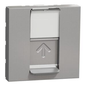 UTIČNICA RJ45 CAT6 FTP 2 MODULA ALU