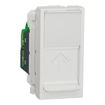 UTIČNICA RJ45 CAT6 FTP 1 MODUL BELA